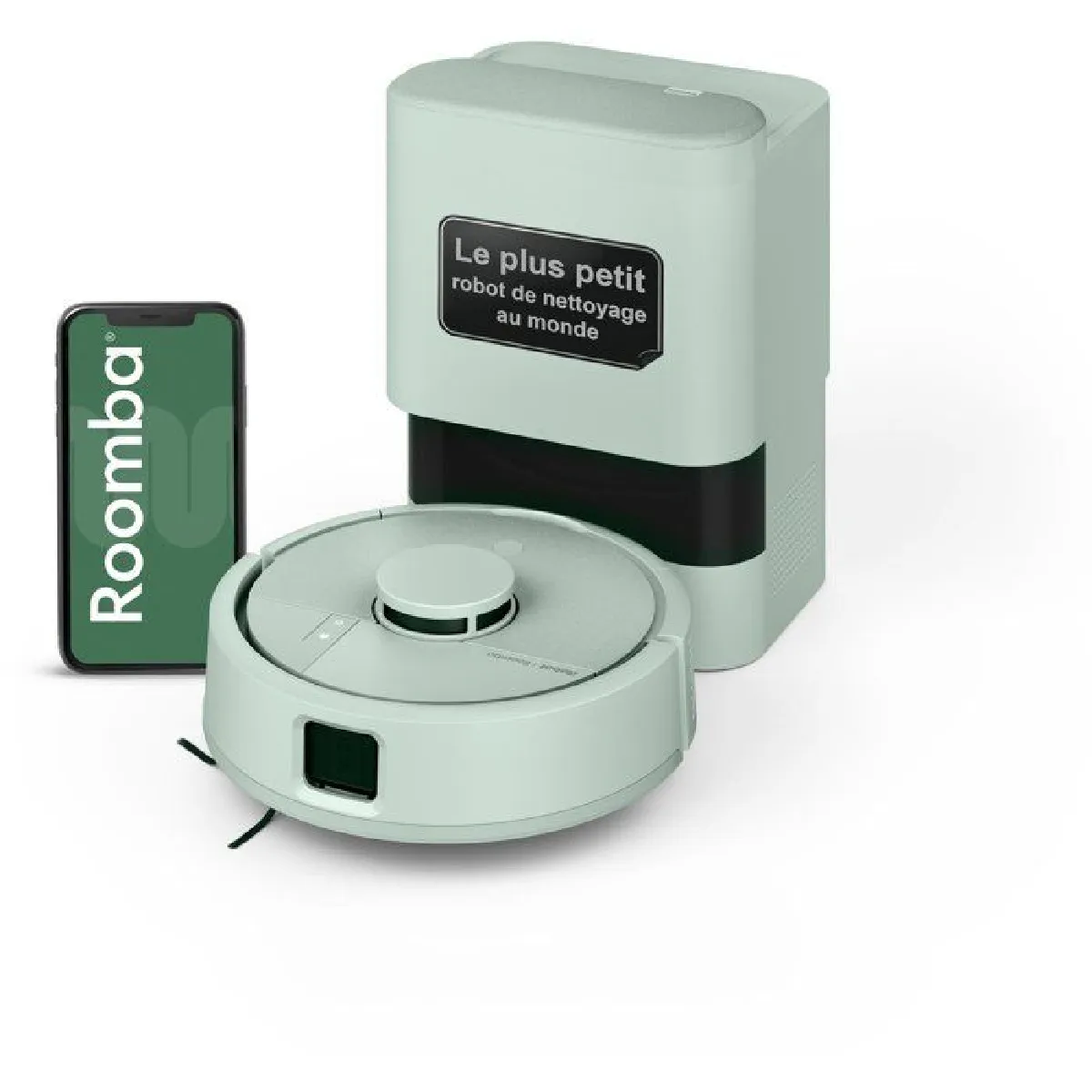 Irobot Roomba Mini Vert Aspirateur et Laveur Robot avec Base AutoEmpty et Navigation LiDAR 360 - Image 8
