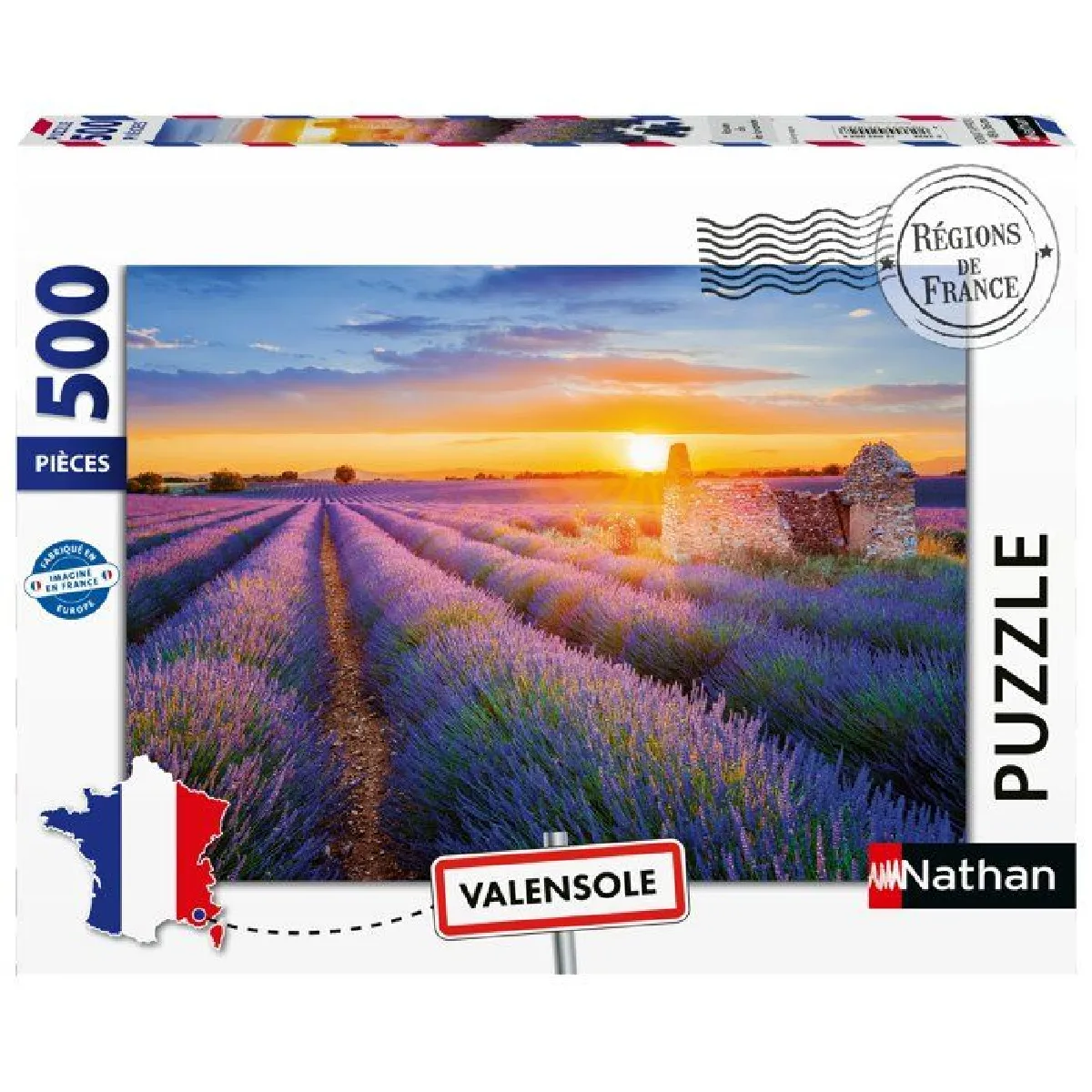 Nathan Puzzle adulte 500 pièces – Route de la lavande