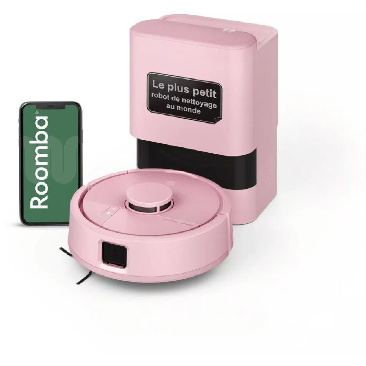 Roomba Mini robot aspirateur et laveur + base AutoEmpty Rose | iRobot - Image 2