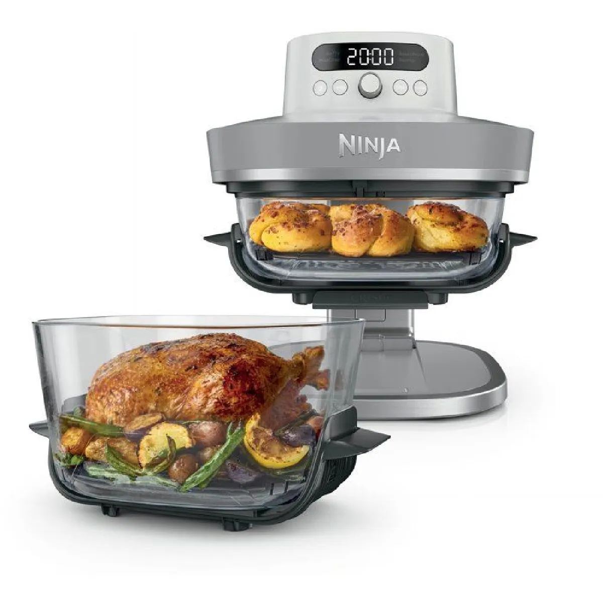 Airfryer Ninja CRISPi Pro Verre 5,7 L 2000 W Blanc - Image 5