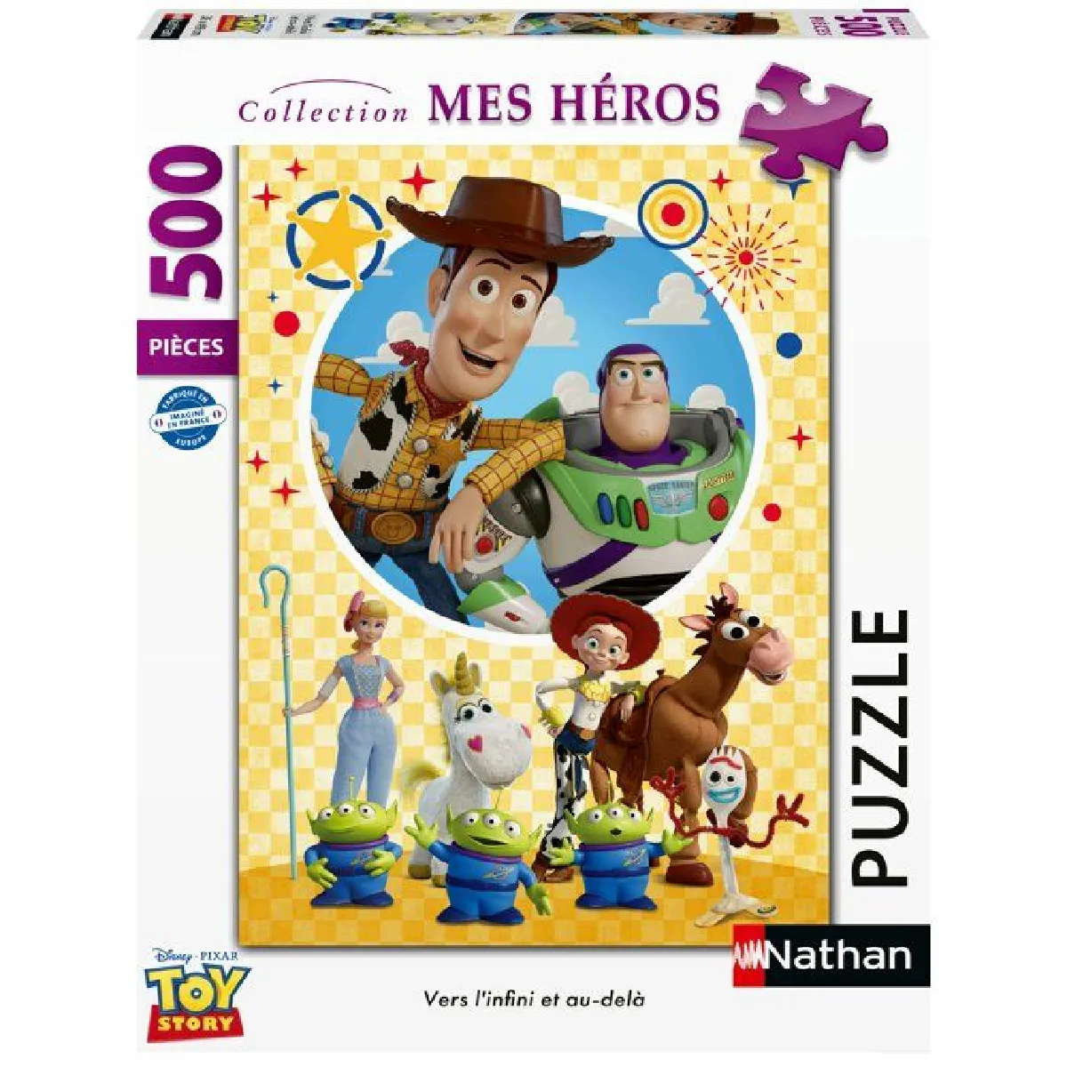 Puzzle 500 pièces : Vers 'infini et au delà Toy Story Ravensburger Nathan - vue 7