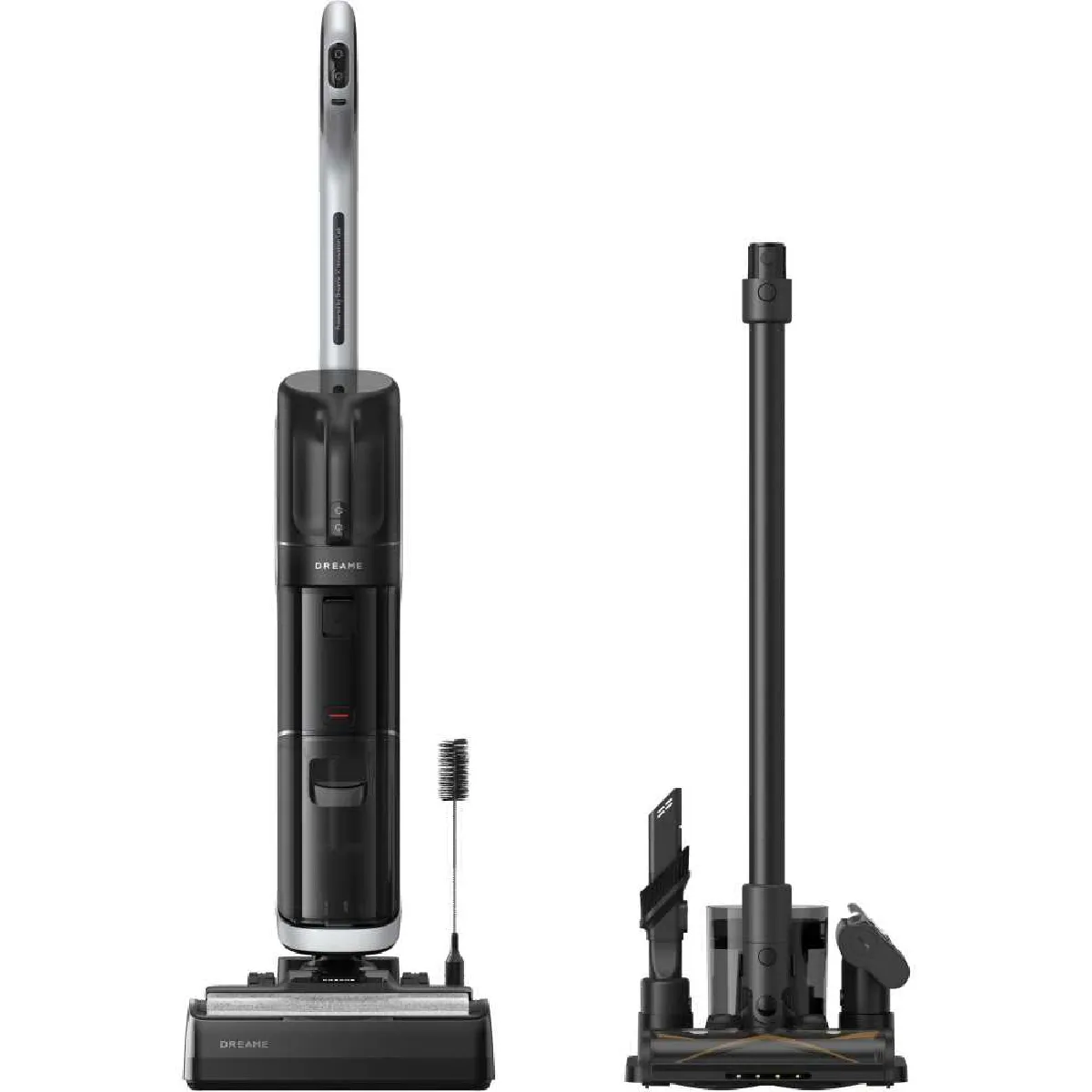 DREAME  H14 Dual - Aspirateur balai laveur 5-en-1 - 18 000 Pa - Noir et argent