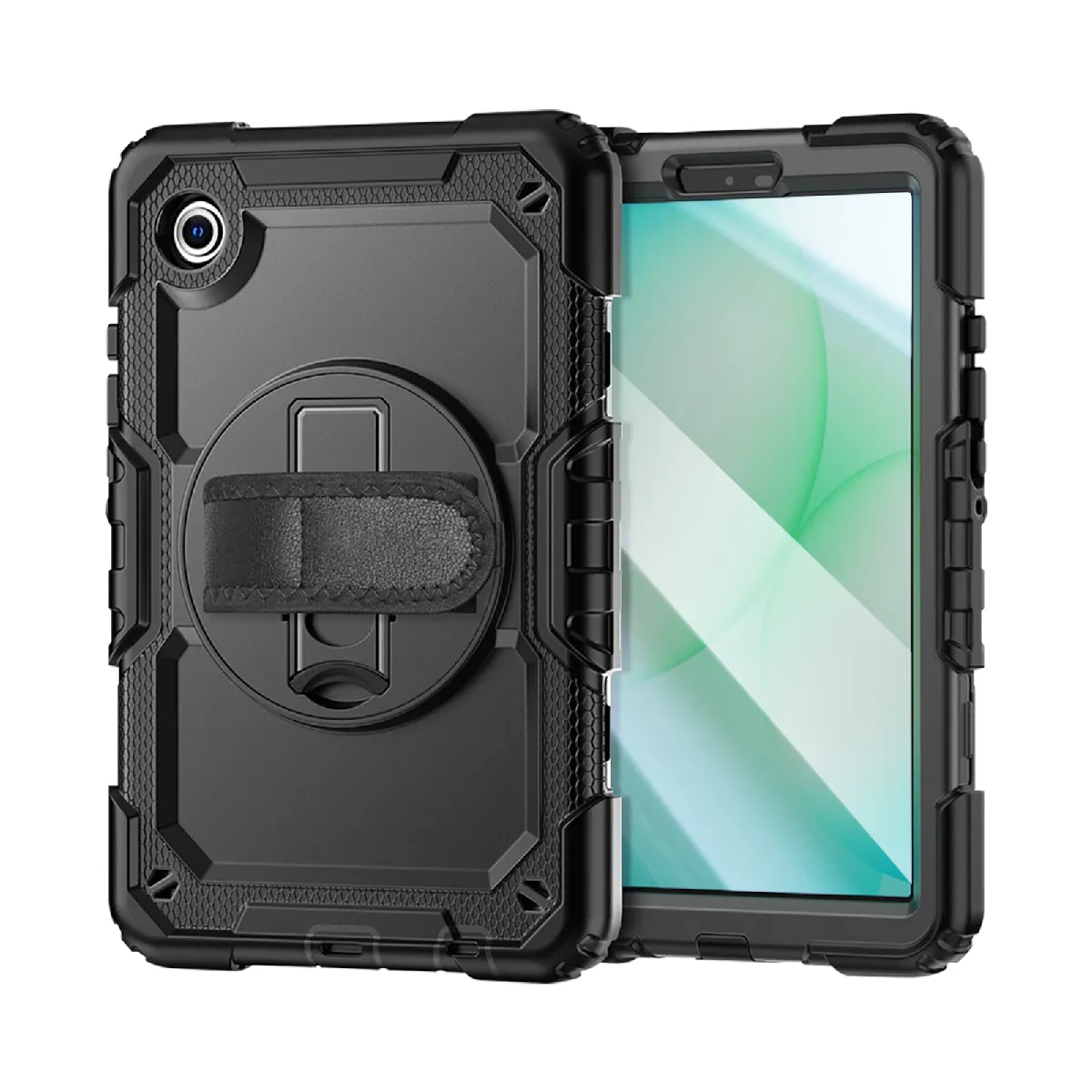 Tech-Protect Noir Coque Pour Samsung Galaxy Tab A11 / Tab A9, Solid, E - Image 2