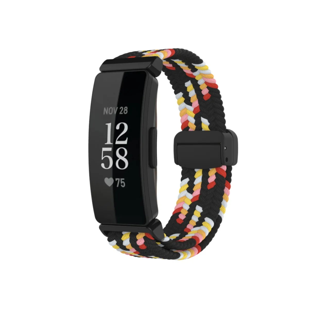 Inf Bracelet En Nylon Tissé Pour Fitbit Inspire 1/2/3 - Multicolore