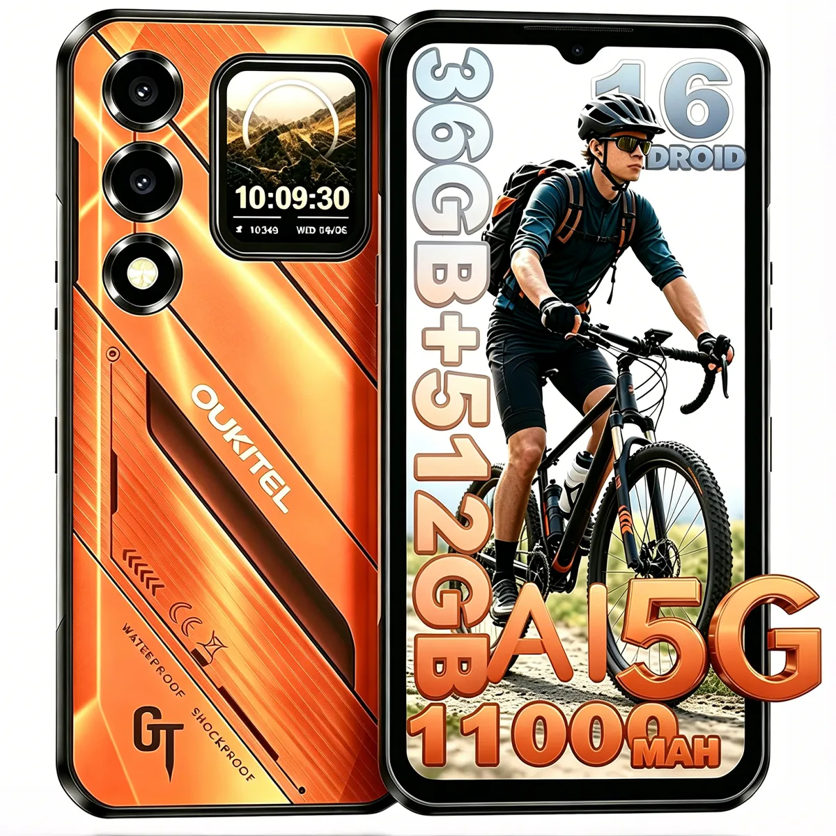 OUKITEL  WP66 5G Smartphone 36GB 512GB Orange