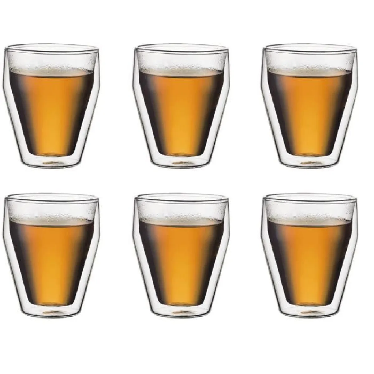Set 6 verres thermo BODUM Titlis Double paroi 0.25 - vue 2