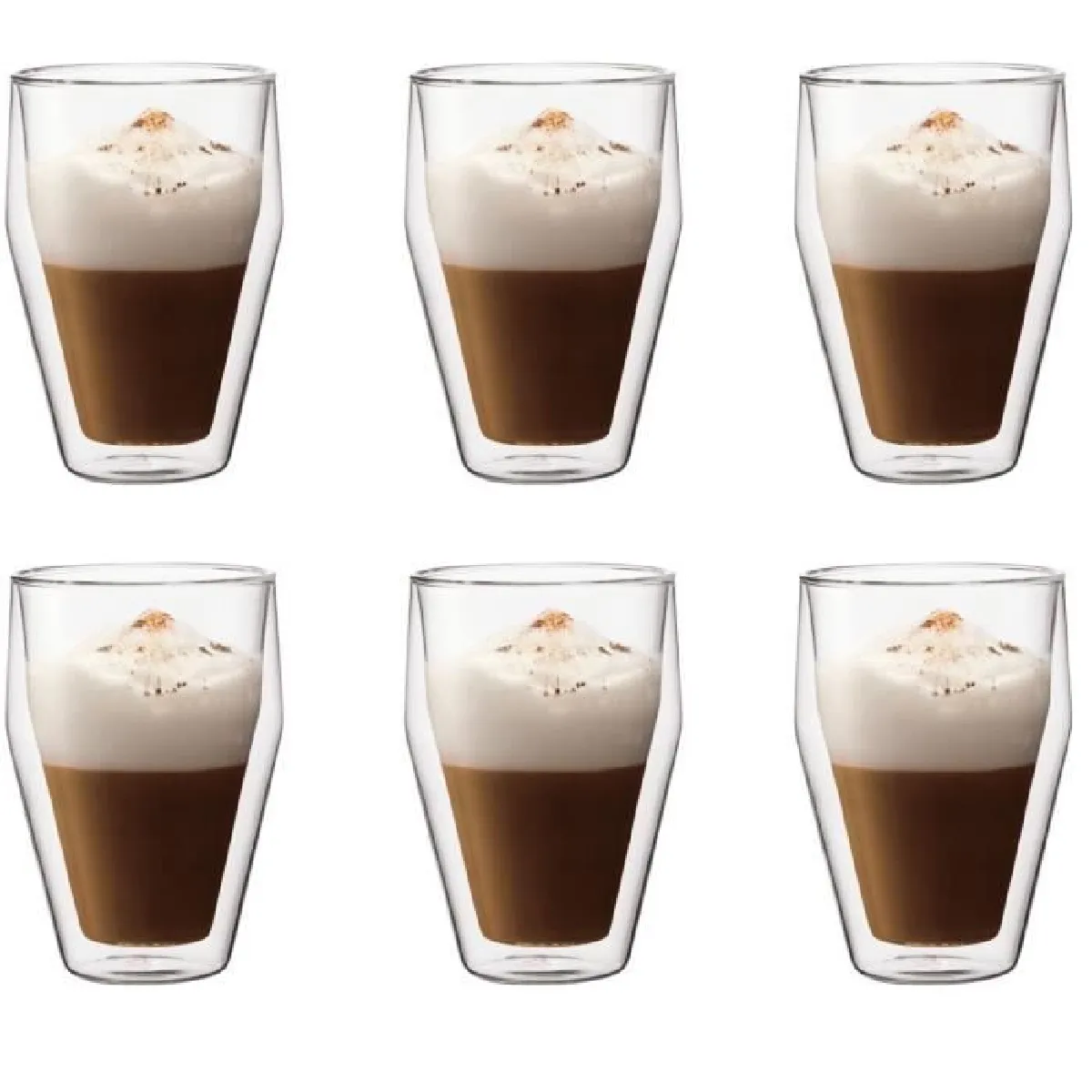 Set 6 verres thermo BODUM Titlis Double paroi 0.35 - vue 2