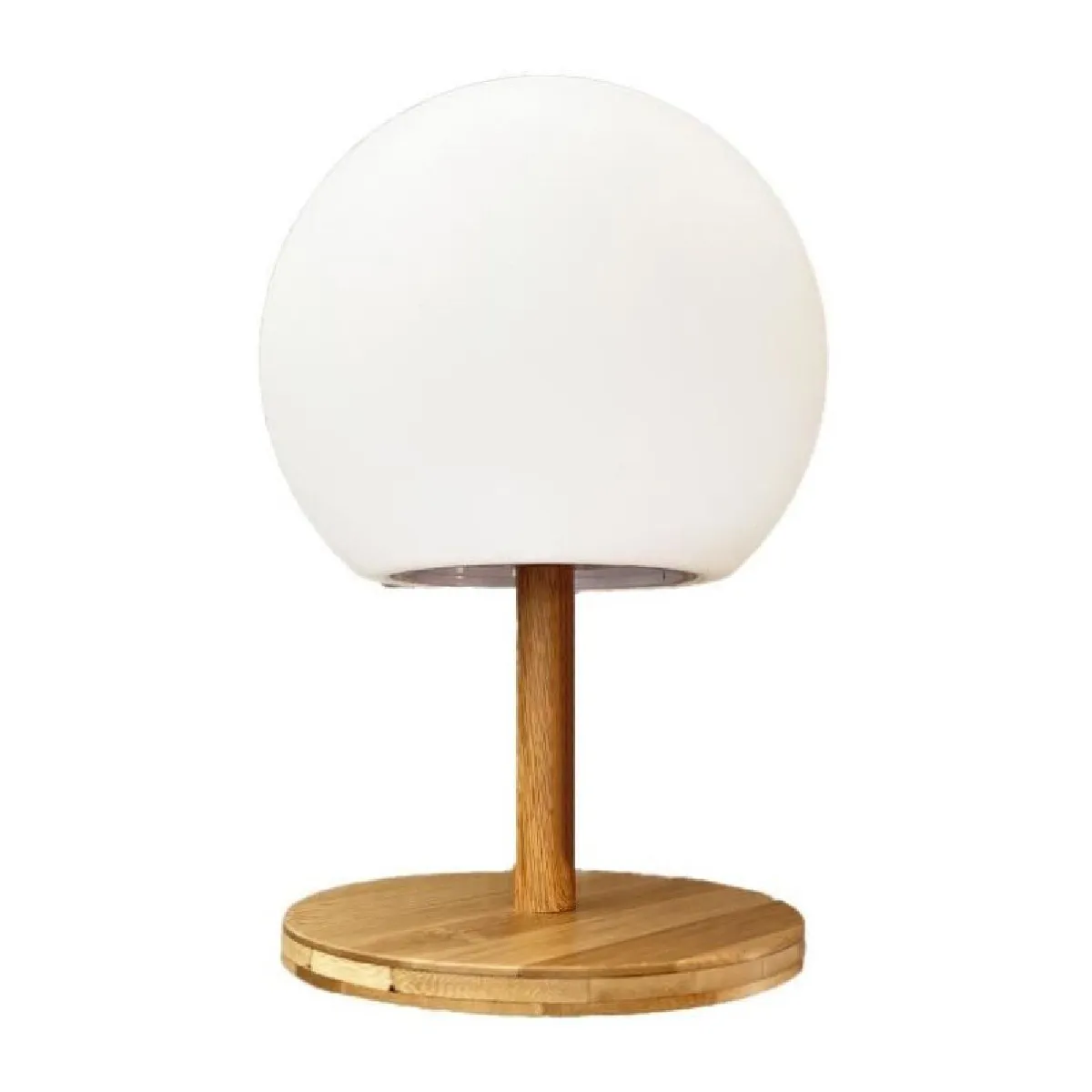 Lumisky Marron Lampe De Bureau Luny Bambou 1.2W