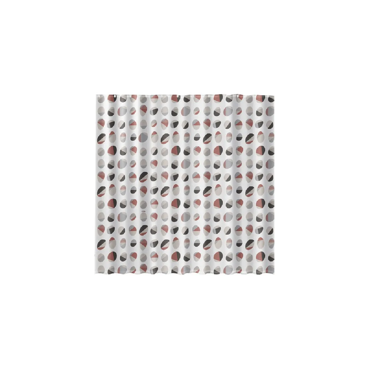 Rideau douche 180x200cm peva gris beige