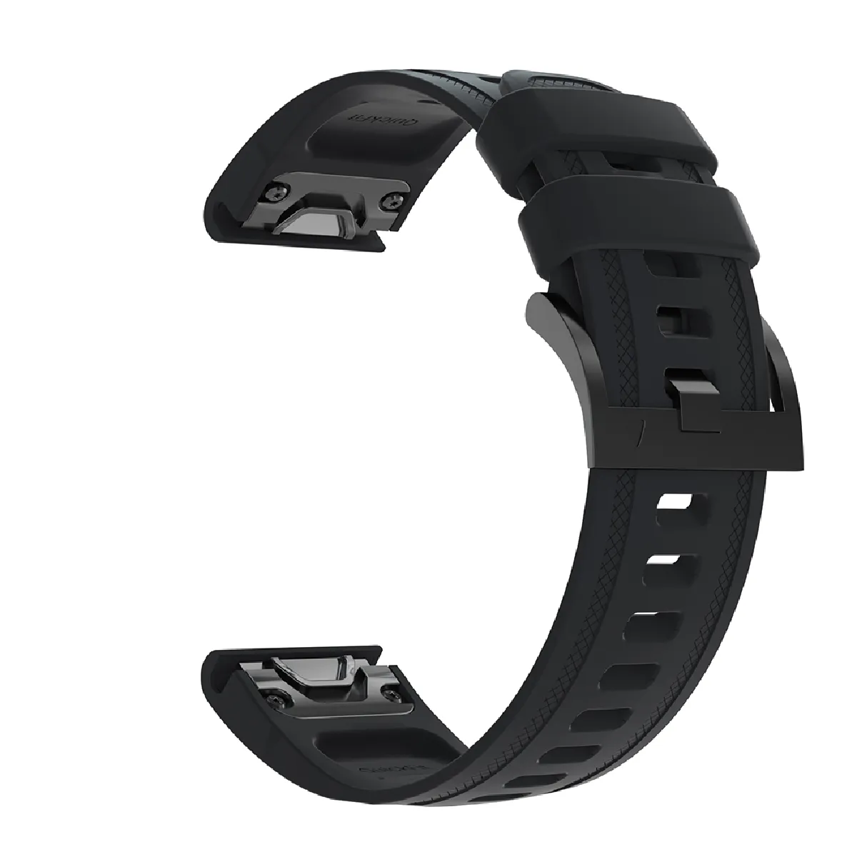 Inf Noir Bracelet De Montre Pour Garmin Fenix 7S - 20 Mm