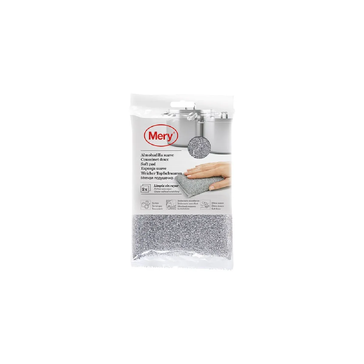 Mery Éponge Microfibre - 2 Pièces