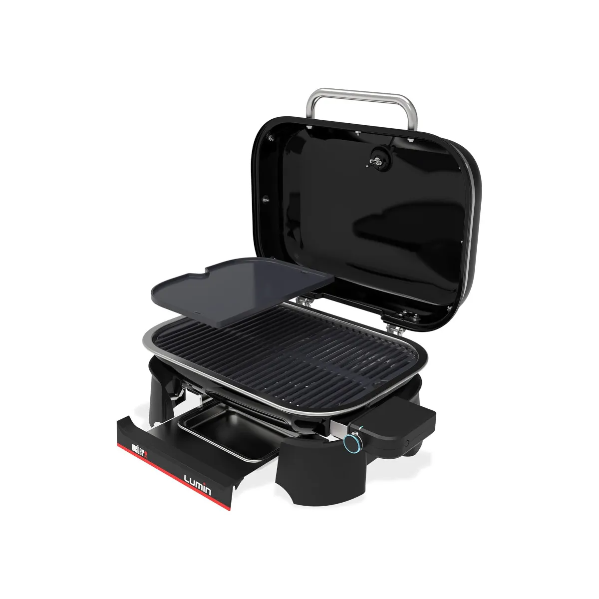 Weber Noire Barbecue Électrique Lumin + Plancha