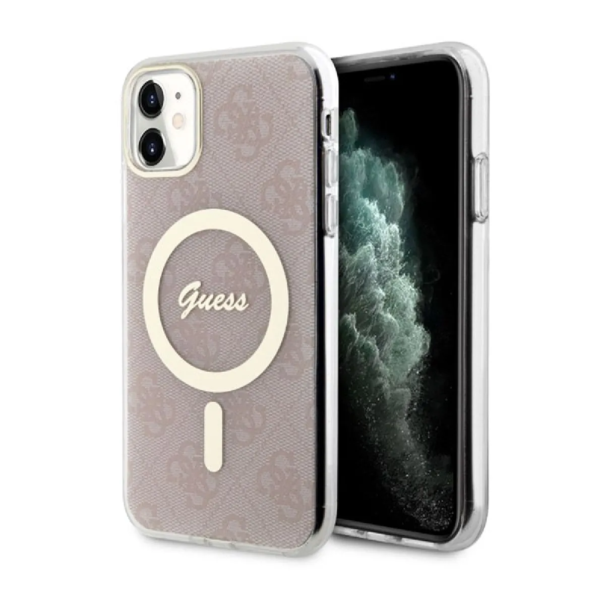 Guess Rose Étui 4G Magsafe Pour Iphone 11, - Neuf - Image 2