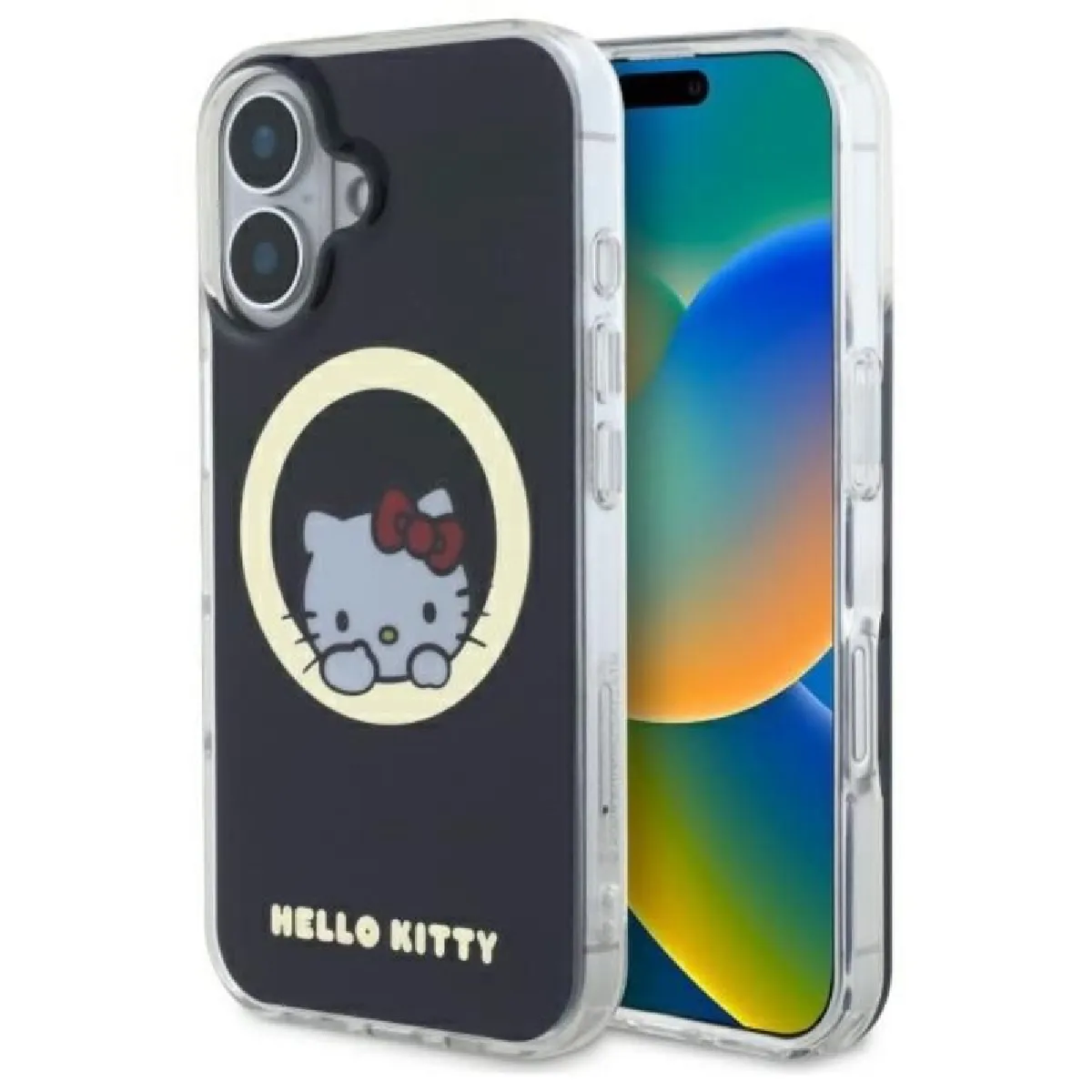 Coque pour iPhone 16 Hello Kitty Hardcase IML Sweet Kitty MagSafe HKHMP16SHSHSWKK