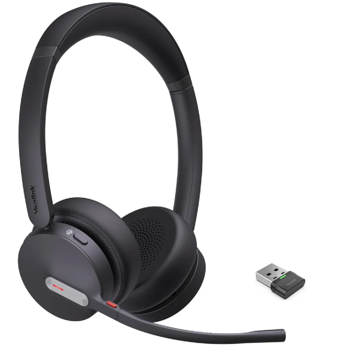 Yealink Noir Casque Binaural Sans Fil Wh64 Hybrid Dual - Teams