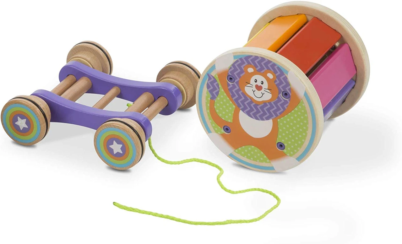 Melissa & Doug Xylophone À Tirer En Bois - Multicolore