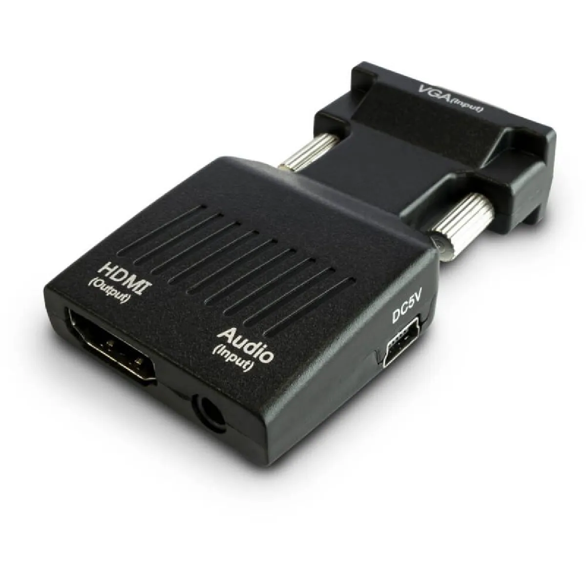 Savio Noir Cl-145 Câble Vidéo Et Adaptateur