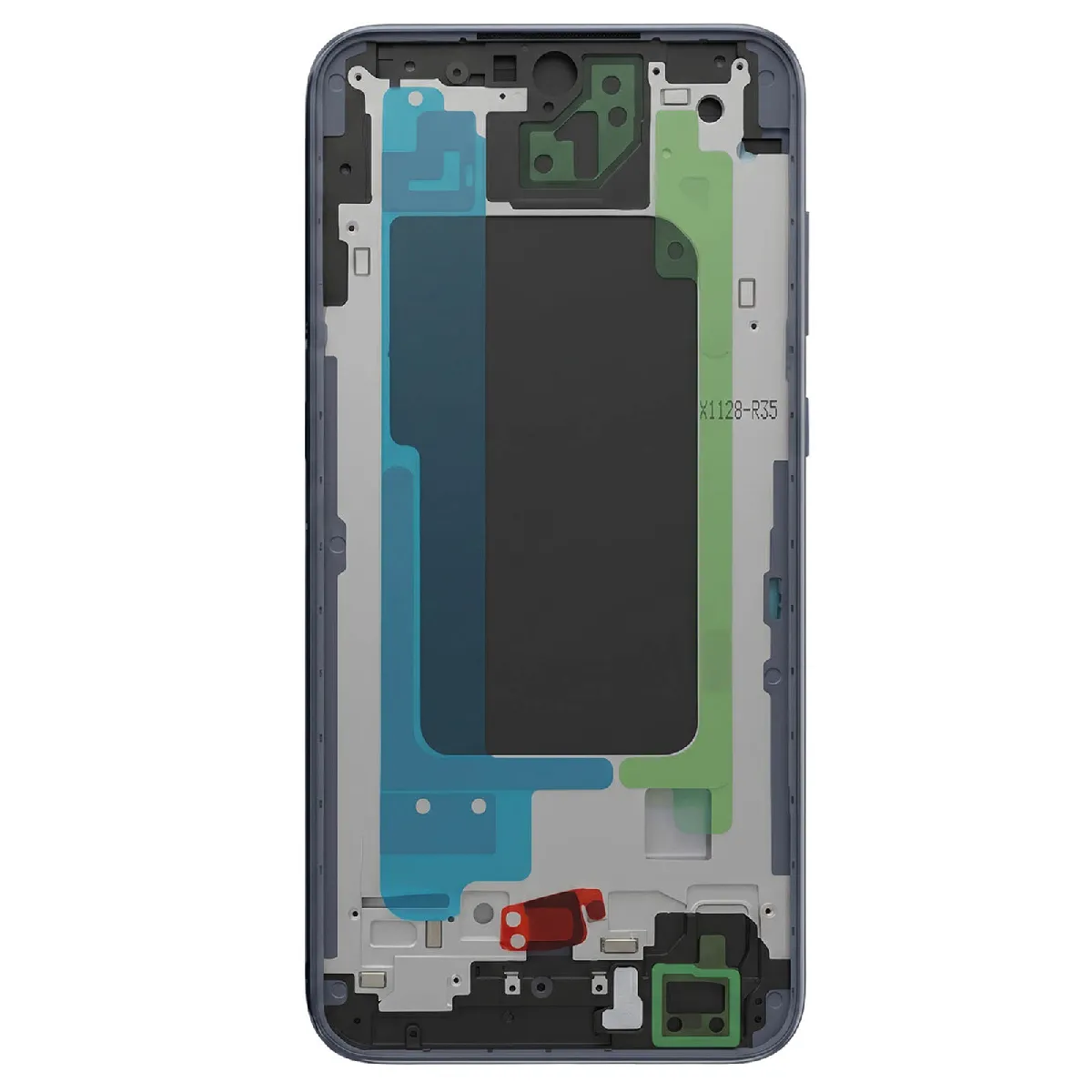 Avizar Bleu Clappio Châssis Central De Remplacement Pour Galaxy A35 Nuit