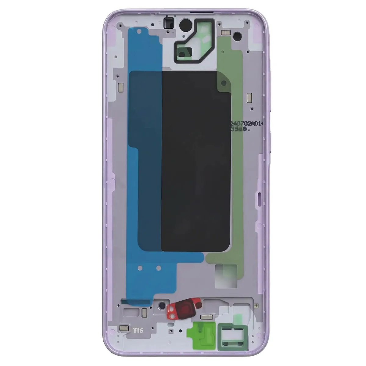 Avizar Violet Clappio Châssis Central De Remplacement Pour Galaxy A35