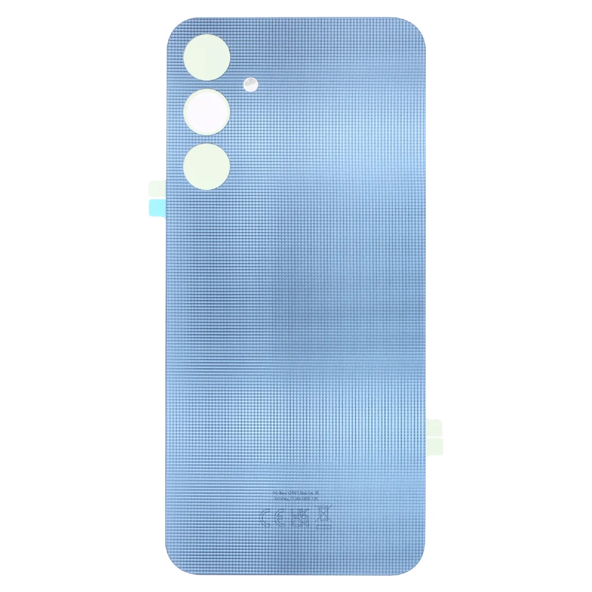 Avizar Bleu Clappio Cache Batterie Compatible Samsung Galaxy A25 5G Avec Adhésif Intégré