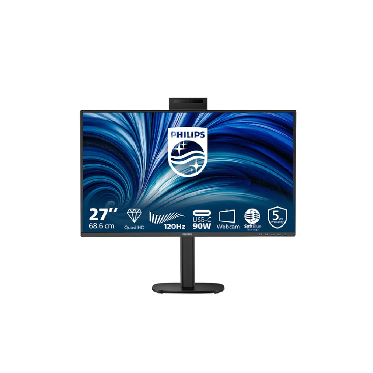 Ecran PC Philips 3000 series 27B2U3601H00 27 2560 x 1440 Quad HD LCD - vue 10