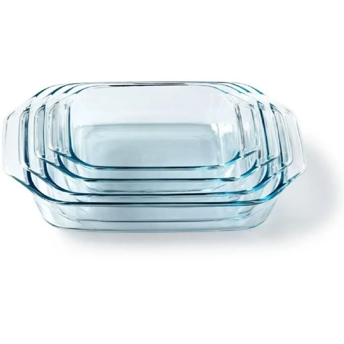 Pyrex plat à four rectangulaire - Transparent