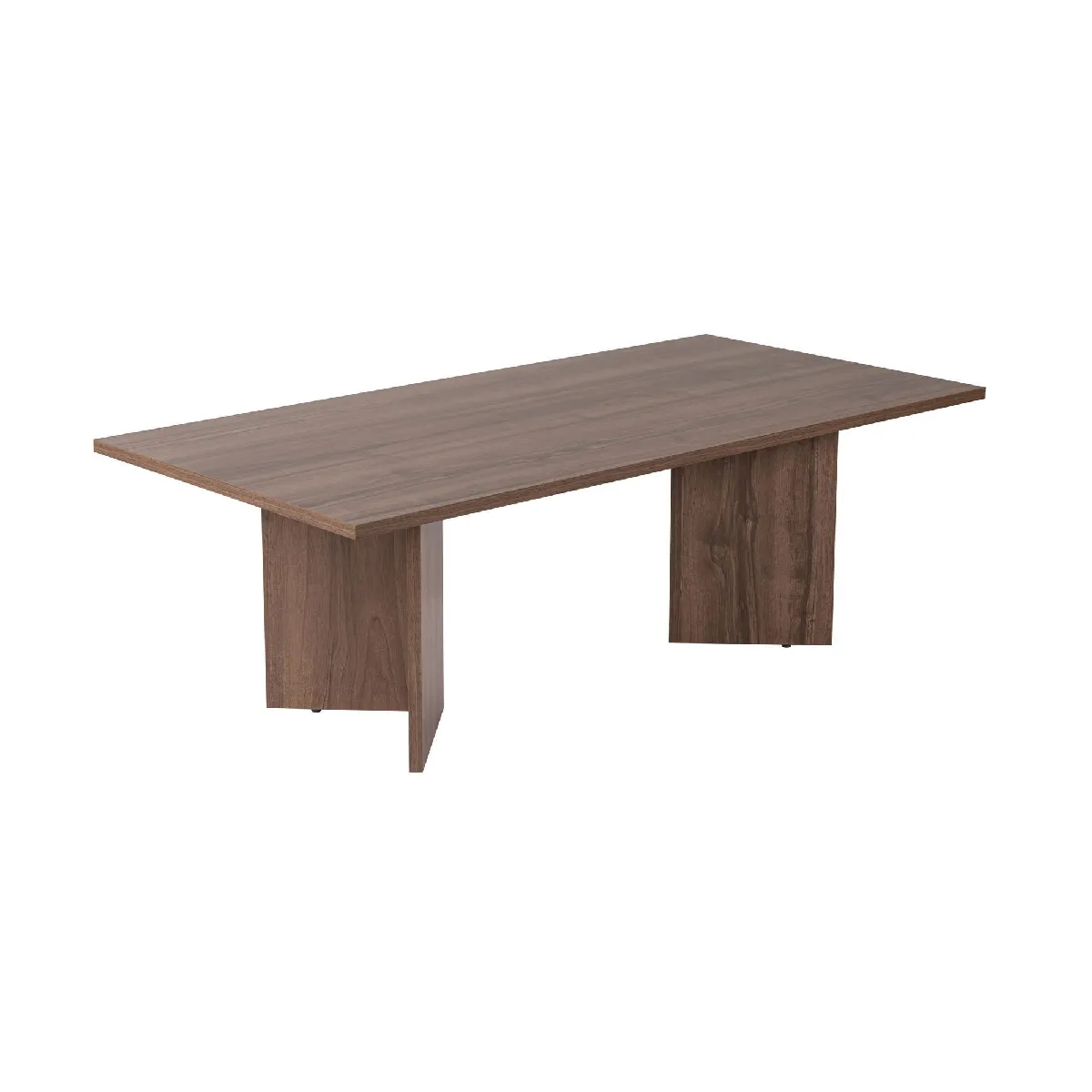 Table basse en bois - 60 x 119 x 40 cm - Noyer