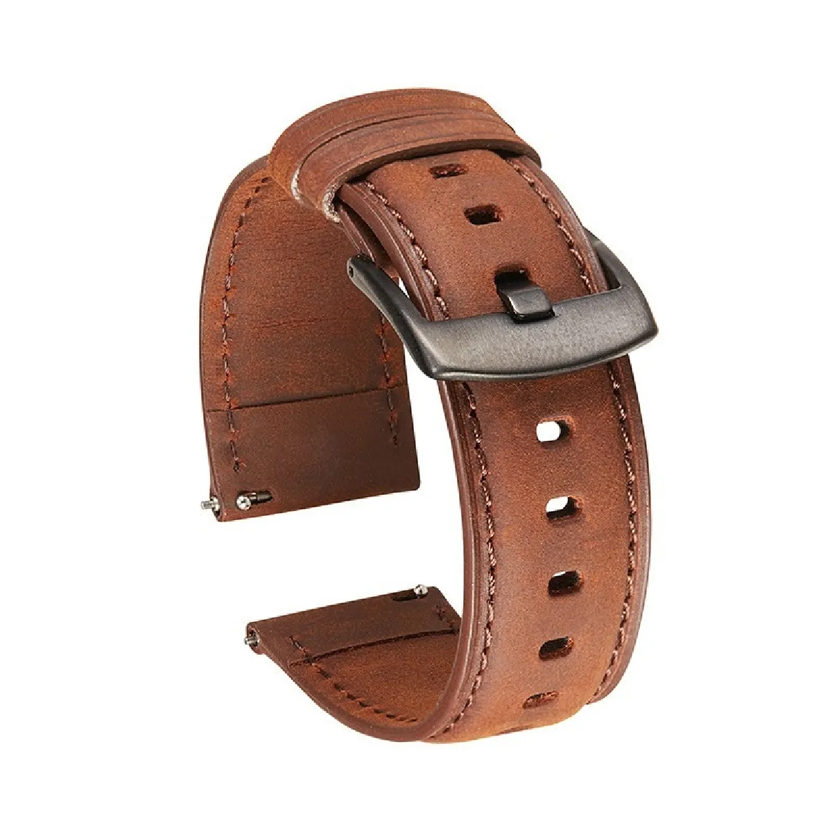 Inf Marron Bracelet De Montre Pour Samsung - 22 Mm