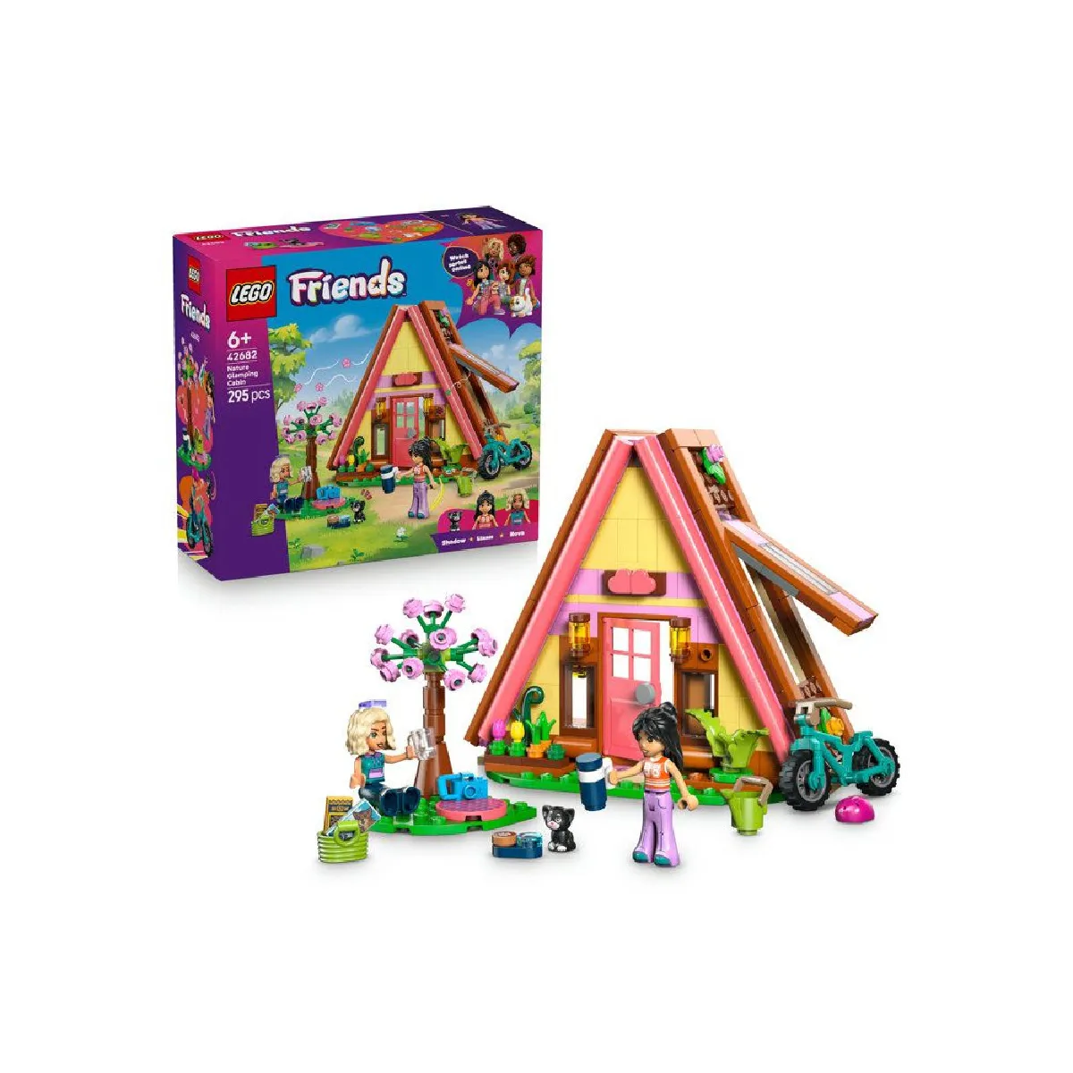 LEGO Friends 42682 La Cabane dans la Nature Glamping - 295 pièces
