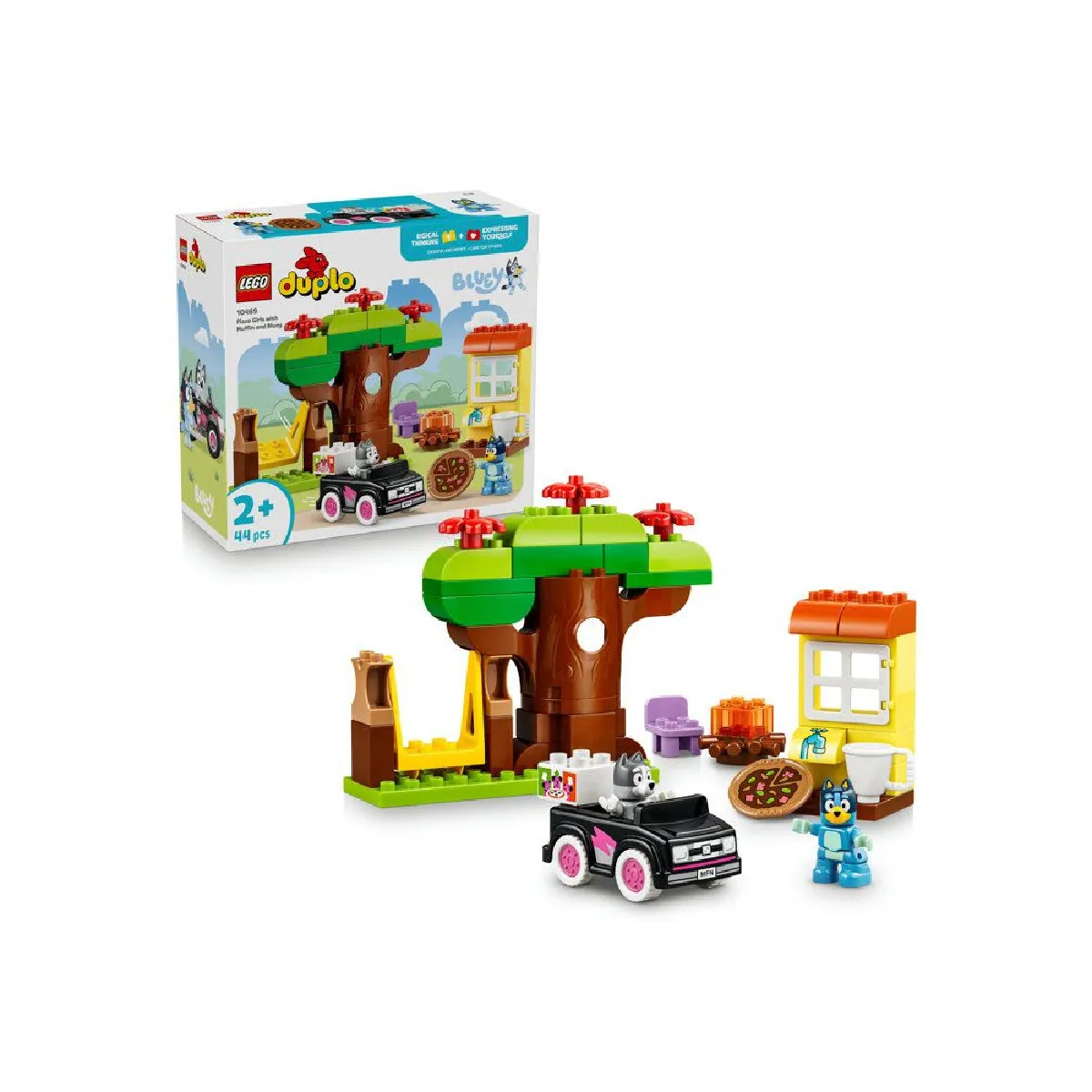 LEGO® DUPLO® Bluey 10469 Les livreuses de pizza avec Muffin et Bluey - vue 7