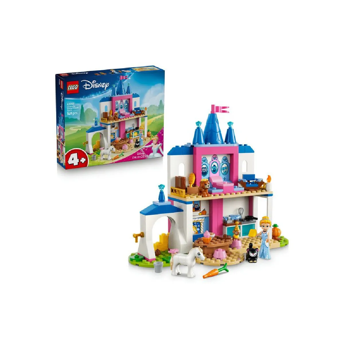 LEGO Disney Princess Château de Cendrillon et ses Amis Animaux 43283 - vue 7