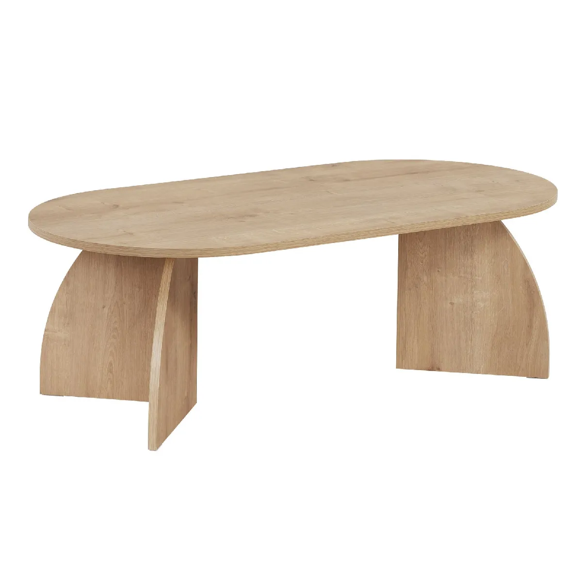 Table basse en bois 120 x 60 x 40 cm - Chêne saphir