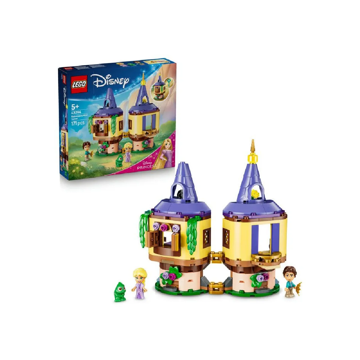 LEGO Disney Princess 43294 - Tour de Rapunzel à verrouillage à clé - 171 pièces