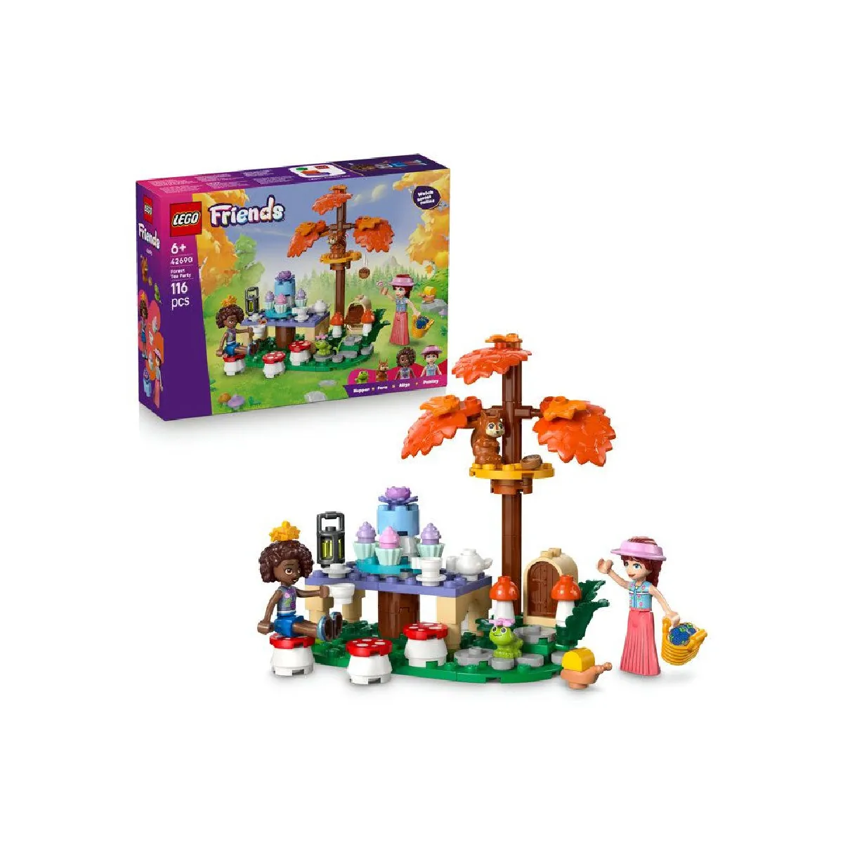 LEGO Friends 42690 Tea Party en Forêt - 116 Pièces