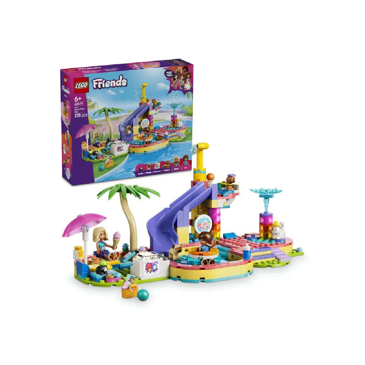 LEGO® Friends 42676 Une fabuleuse journée au parc aquatique - vue 7