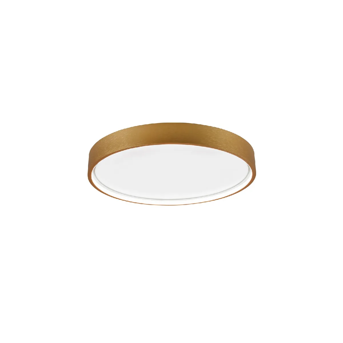 Trio Plafonnier Led Rond - Or