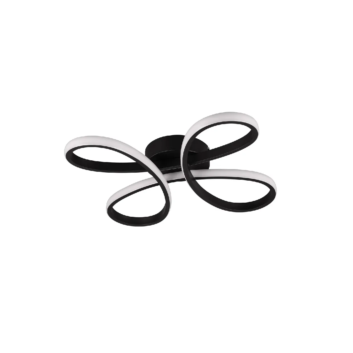Trio Noir Plafonnier Led Fly