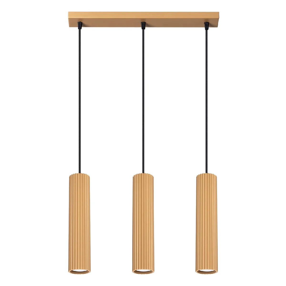 Sollux Lighting Doré Lampe Suspendue Karbon 3L - Image 2