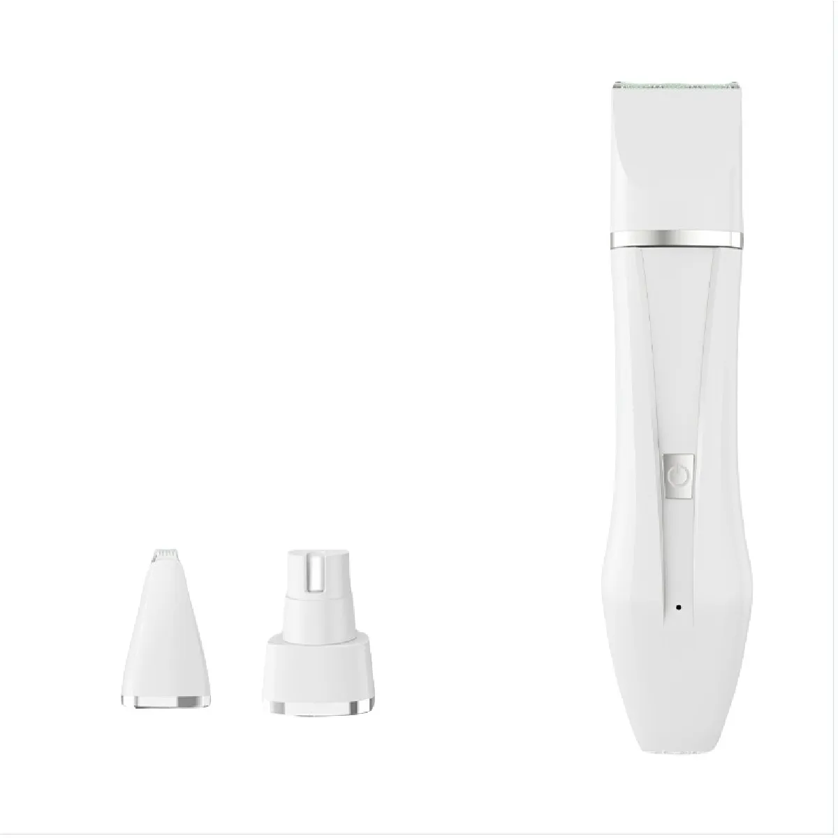 Tondeuse pour animaux 3-en-1 : Corps entier, pattes et soin des ongles White