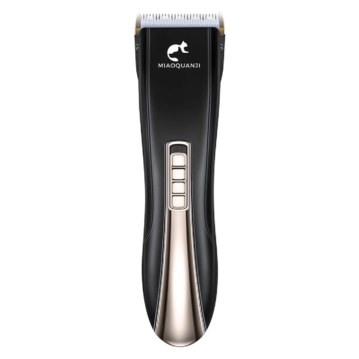 Tondeuse Électrique pour Animaux de Compagnie - Toilettage Professionnel et Facile Black