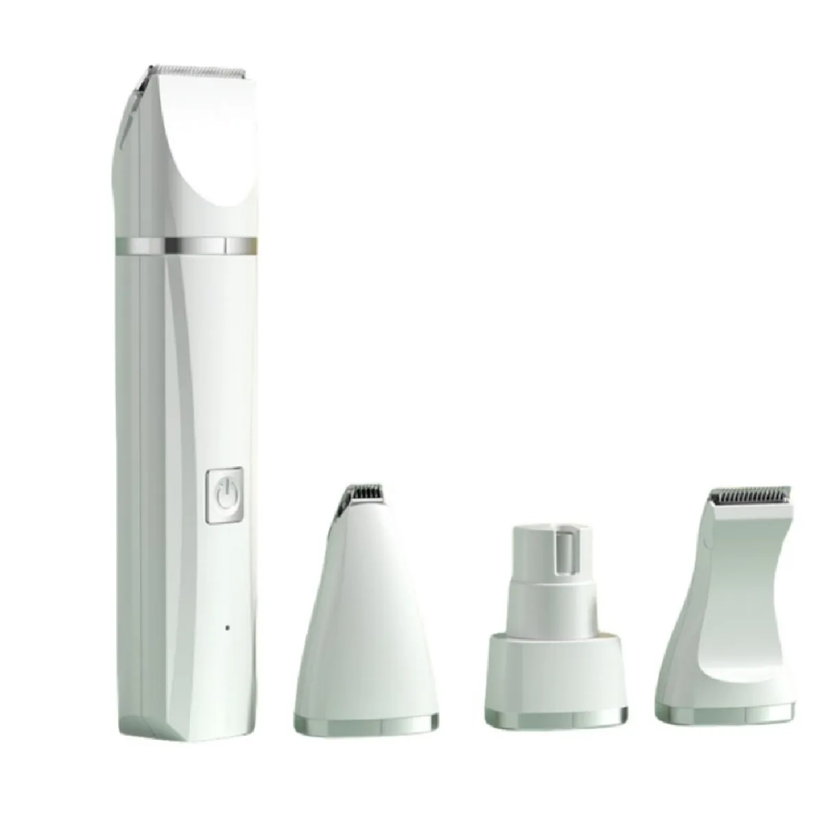 Tondeuse pour animaux 4-en-1 : Corps entier, pattes, ongles et coupe White
