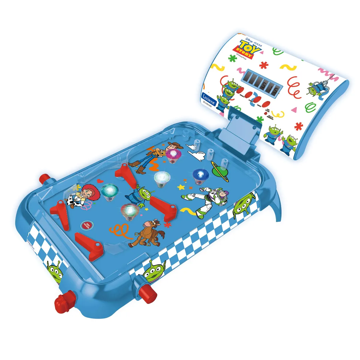 LEXIBOOK Flipper électronique Toy Story Sons lumières et affichage du score sur écran pour jouer seul ou défier vos amis - vue 9