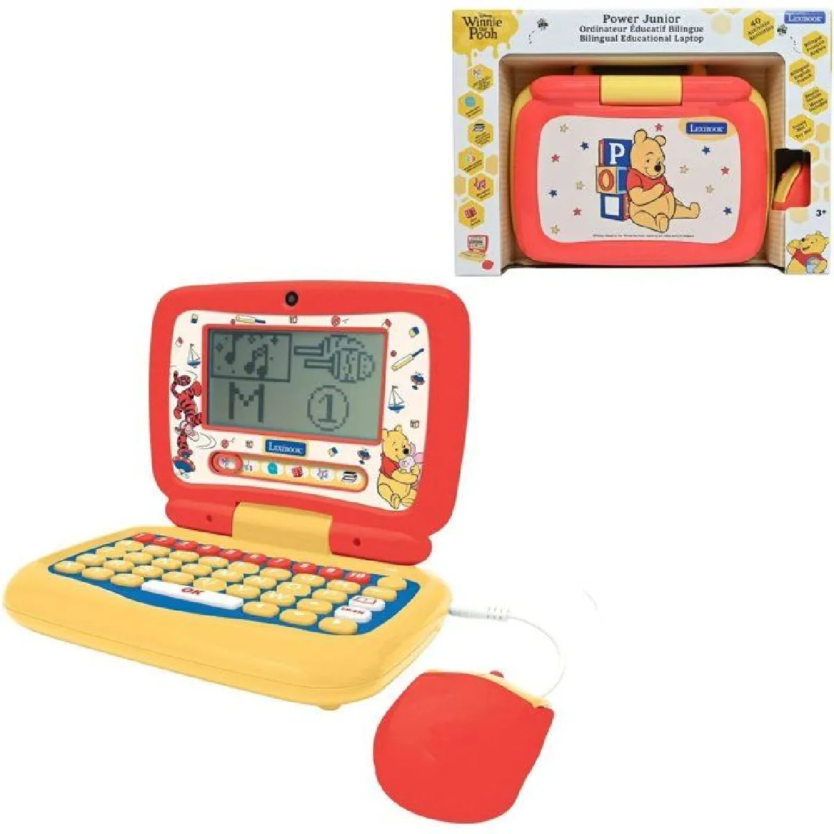 LEXIBOOK Ordinateur portable éducatif Winnie ’ourson parlant bilingue 40 activités en français et anglais - vue 4