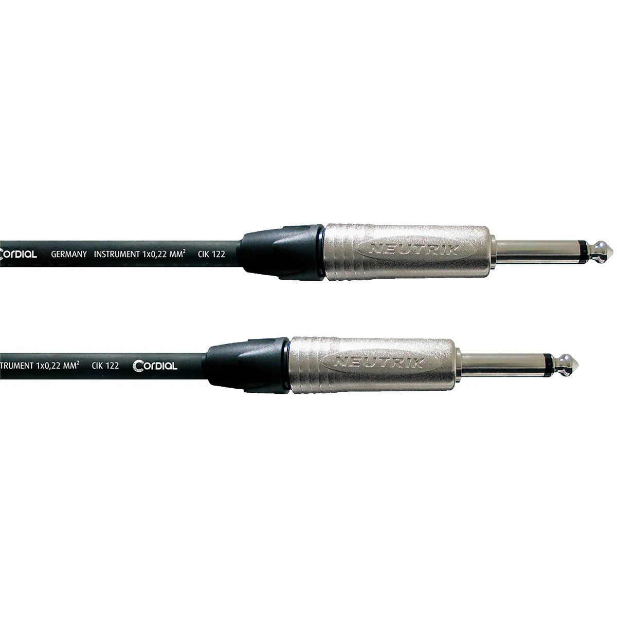 Cordial Noir Cordon Instruments [1X Jack Mâle 6.35 Mm - 1X Jack Mâle 6.35 Mm] Cxi 3 Pp 3.00 M - Image 3