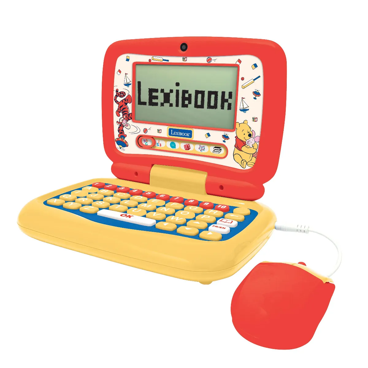 LEXIBOOK Ordinateur portable éducatif Winnie ’ourson parlant bilingue 40 activités en français et anglais - vue 2