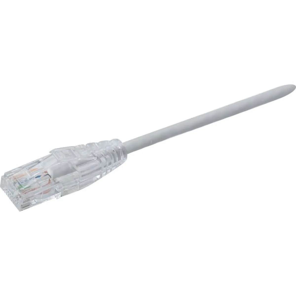 Dexlan Gris Câble Réseau Cat6a Ultra-Fin - 1 M