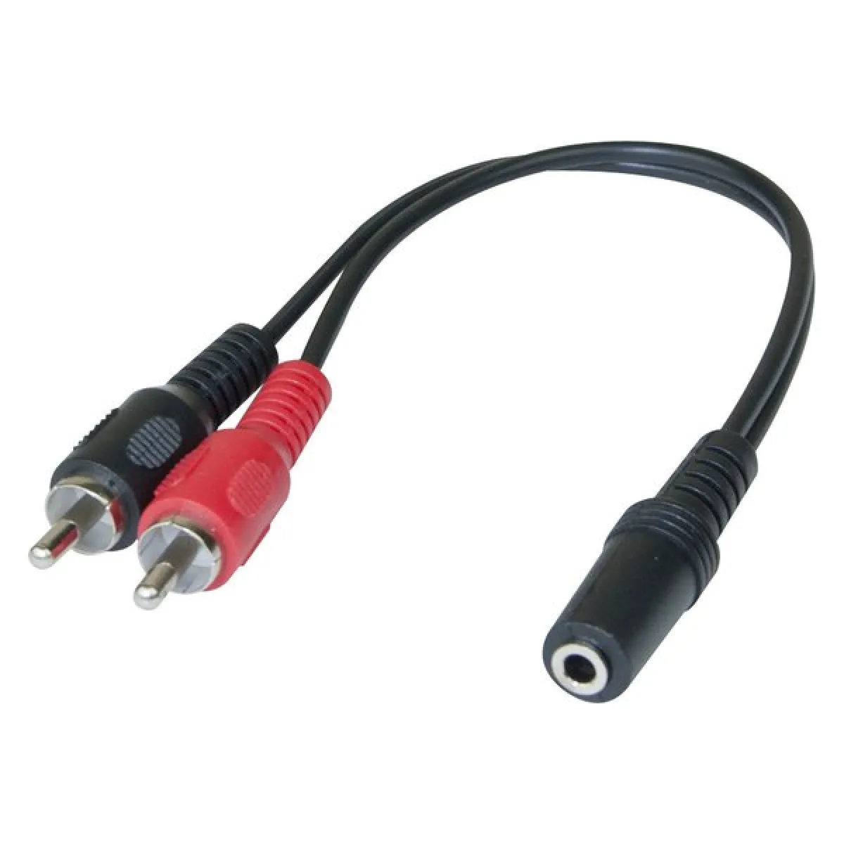 Dexlan Adaptateur Jack 3.5 Mm Vers 2 X Rcam - 0,20 M