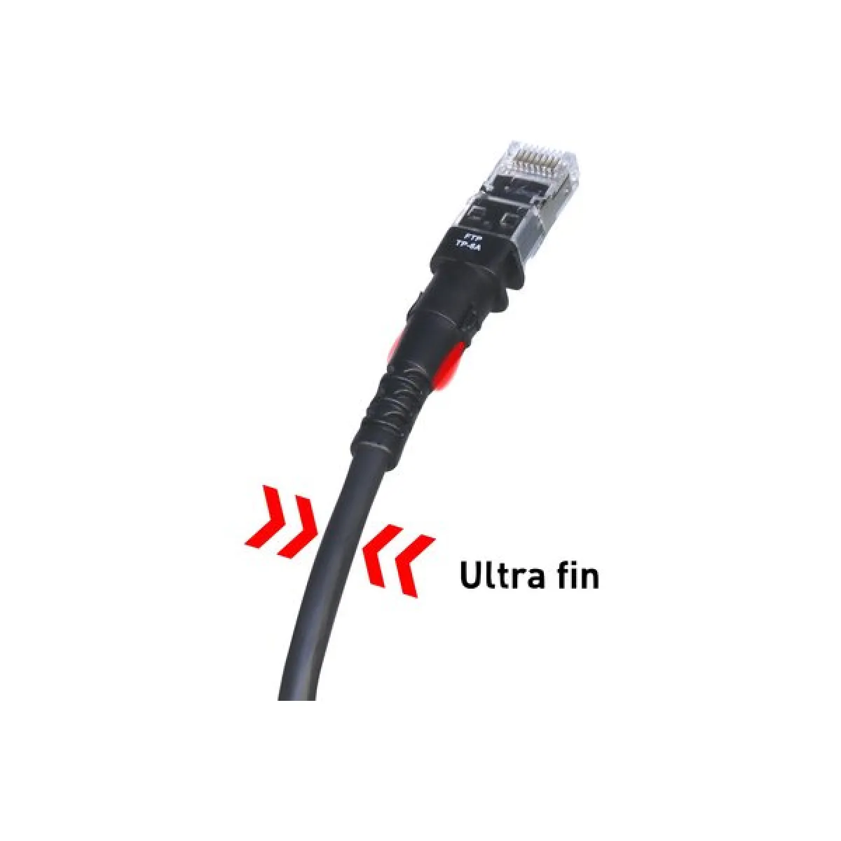 PATCHSEE THINPATCH TP-6A-F/8 Cordon RJ45 cat&eacute;gorie 6A U/FTP LSOH fin - 2,4 m