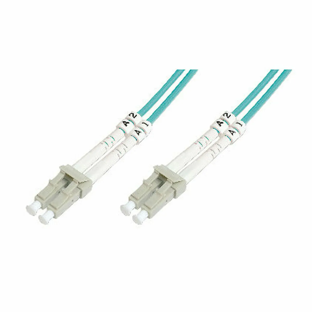 DIGITUS  C&acirc;ble de brassage multimode a fibre optique, OM4, LC / LC