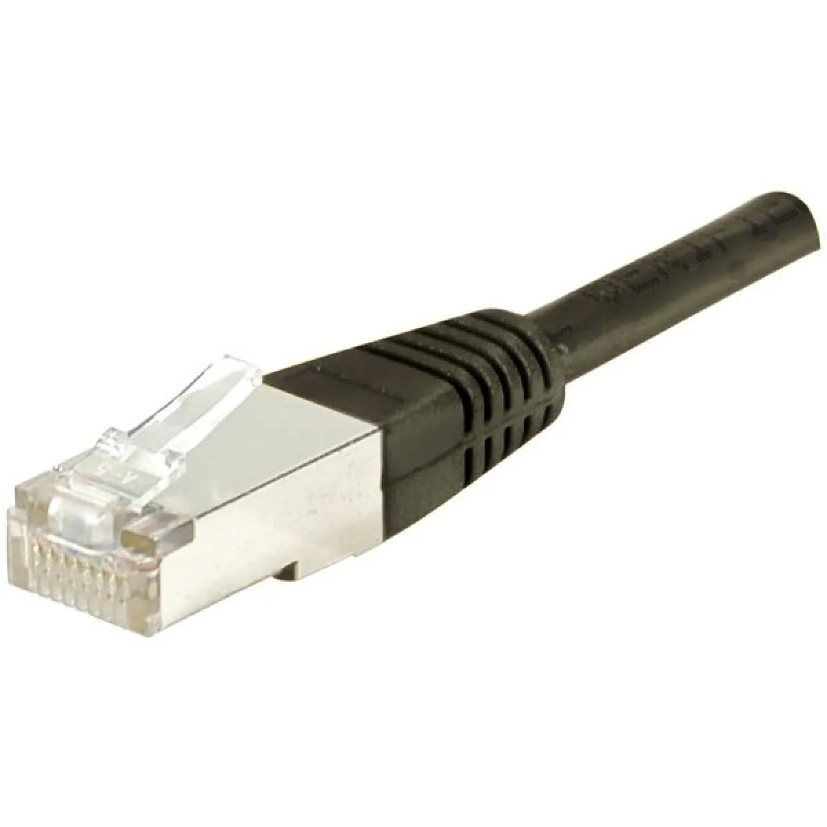 CORDON PATCH RJ45 FTP CAT5e Noir - 0,30 M